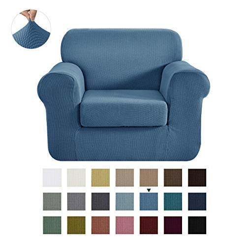 CHUN YI Stretch Sofa Slipcover 2-Piece Couch Cover Furniture Protector, Settee Coat Soft