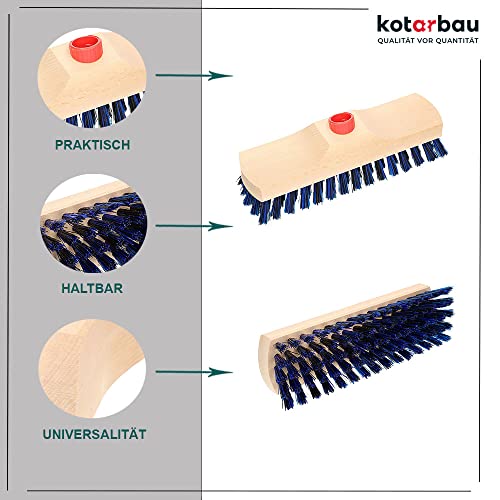 KOTARBAU® Reinigungsbürste 230mm Kehrbesen PVC Terassenbesen Straßenbesen zum Reinigen von Fußböden Schwer zugängigen Stellen – Bild 4