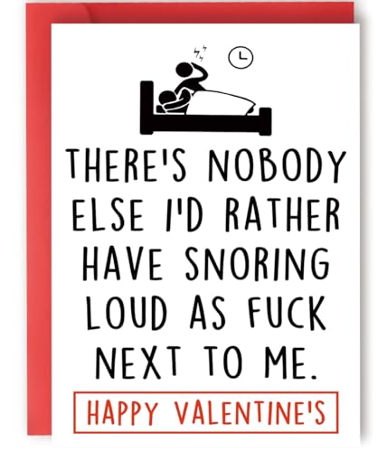 YiKaLus Funny Valentine’s Day Card with Envelope, Hilarious Valentines Day...