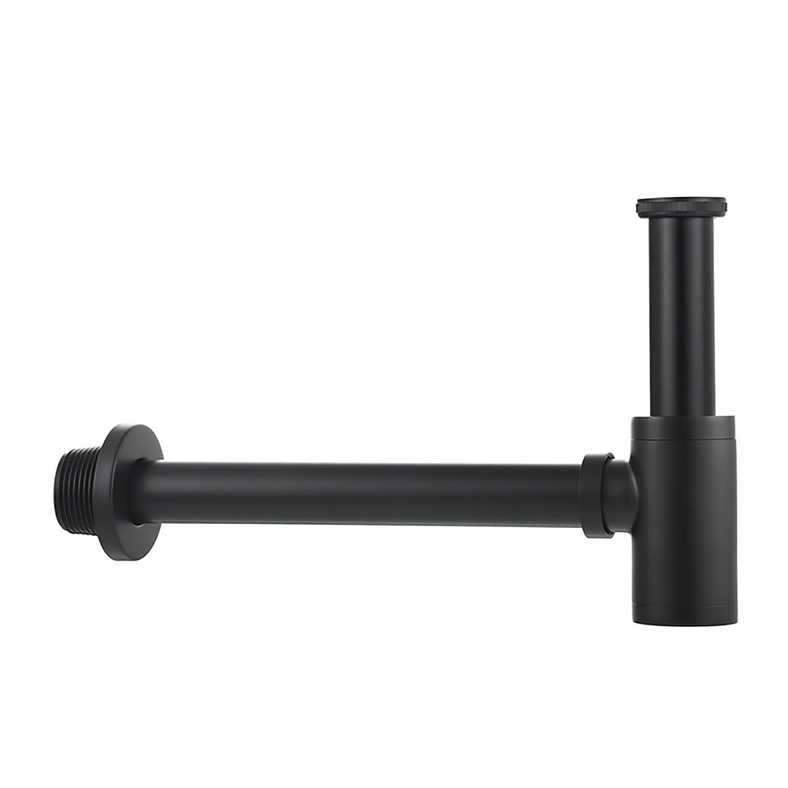 Sifon Lavabo con Abertura de Limpieza,Anti-Odores,Regulable en Altura,Kit de Desagüe Lavabo Sifon Lavabo para Fregaderos de Cocina y Baño,Negro