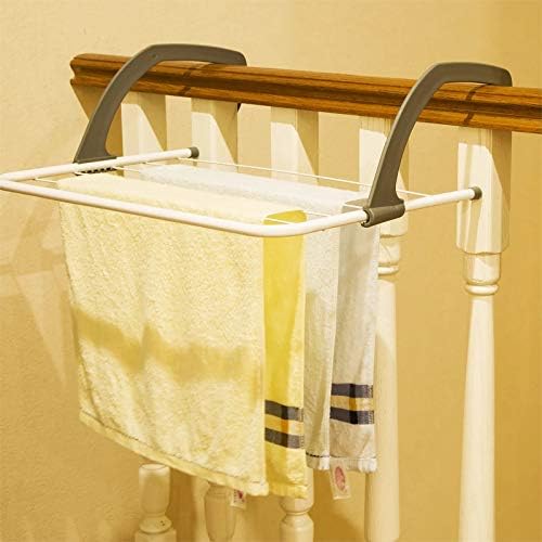 Hampine SUPER STRONG COMPACT 6 BAR RADIATOR FOLDING AIRER, Radiator Towel Holder, Clothes Dryer & Drying Rack Rail.