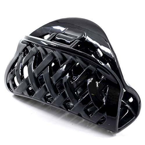 Camila Paris CP1806 Large Claw Clip for Thick Hair (Black, 3.5")