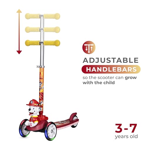 Image of Kick Scooter for Kids, 3 Wheel Self Balancing, Light Up LED Wheels