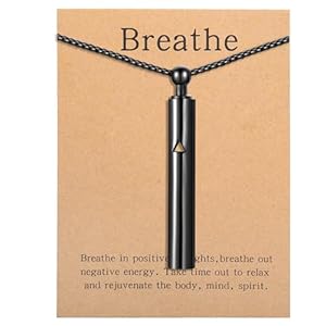 Anxiety Breathe Easy Necklace Mindf...