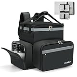 Food Delivery Backpack with 4 Expandable Cup Holders,Insulated Food Delivery Bags for Takeout Bike, Expandable...