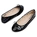 Alpine Swiss Women’s Aster Ballet Flats | Patent Leather Slip-On Shoes | Quilted Pillow Stitch | Rounded Toe | Everyday Comfortable Fashion Footwear PT BLK 7