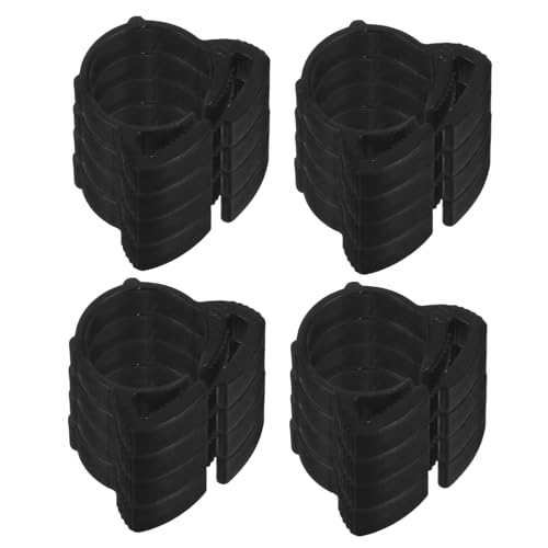 ibasenice Water Pipe Fixing Clamp 20pcs Leak Prevention Hose Clips Lightweight Tube Clamp for Drip Systems