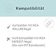 Reparatur-Set/Ersatzteil-Set passend für IKEA KALLAX 2x2 Regal - Schrauben (#104321) und Holzdübel (#101339)
