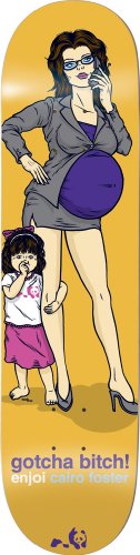 Skateboard Enjoi Foster Girlfriends 21,6 cm planche skate adulte