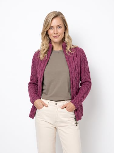 Image of Zippered Wool Sweater by Aran Woollen Mills