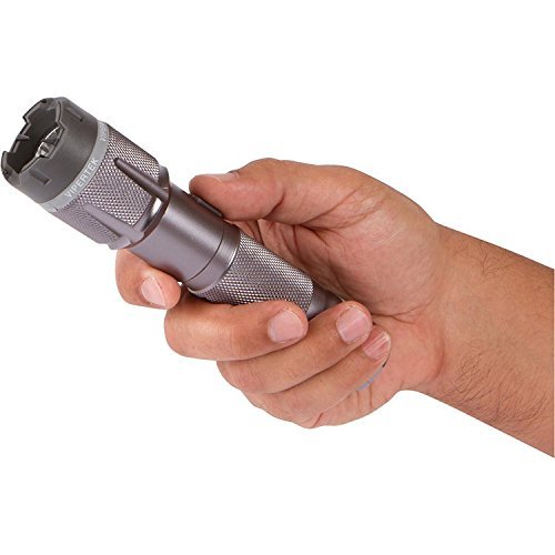 VIPERTEK VTS-T03 - Aluminum Series 59 Billion Heavy Duty Stun Gun - Rechargeable with LED Tactical Flashlight, Gunmetal Gray - Thumbnail 6