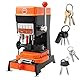 SUDEG Elektrische Schlüsselschneidemaschine, manuell, multifunktional, Doppel-Kopiermaschine, Horizontalschlüssel, Kopierer, Fräsmaschine, 220 V, 150 W, 8000 U/min