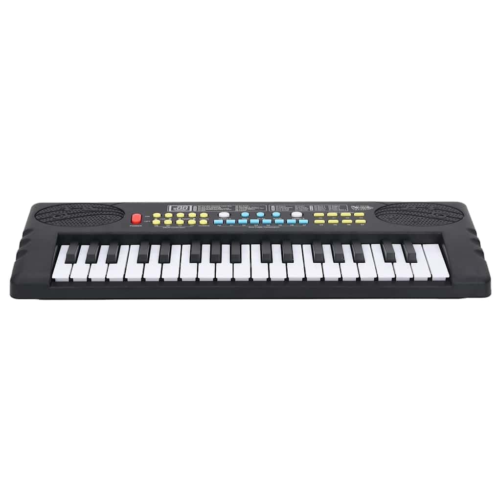 Pianoforte elettrico per bambini, con 37 tasti, microfono, USB e batteria, portatile, per principianti, insegnamento musicale, casa, palcoscenico e studio, regalo