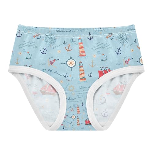 Nautical Lighthouse Toddler Girls's Underwear 2T 202c1329