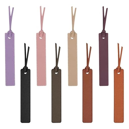 TRKETK 8 Piezas Marcadores de Libros de Cuero con Cuerda Accesorios de Lectura Punto de Libro Personalizado Hermoso Regalo para Hombres Y Mujeres Ratónes De Biblioteca Lectores | Ya disponible en tu tienda friki favorita! En mundofriki.es!