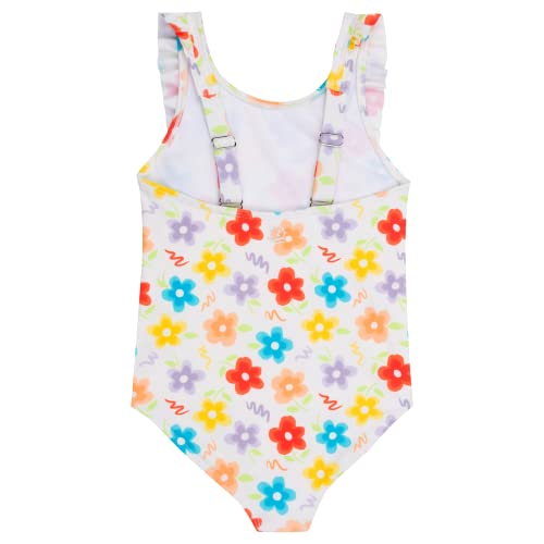 Image of SwimZip Girls' Ruffle One-Piece Swimsuit with UPF 50+ Sun Protection