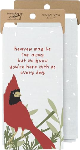 Serviette de cuisine oiseau cardinal linge de table hivernal - 7
