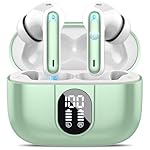 Csasan-Wireless-Earbuds-2023-Bluetooth-53-Headphones-HiFi-Stereo-40H-Playtime-Mini-Bluetooth-Earbuds-with-ENC-Noise-Cancelling-Mic-IP7-Waterproof-Wireless-Earphones-LED-Display-Touch-Control