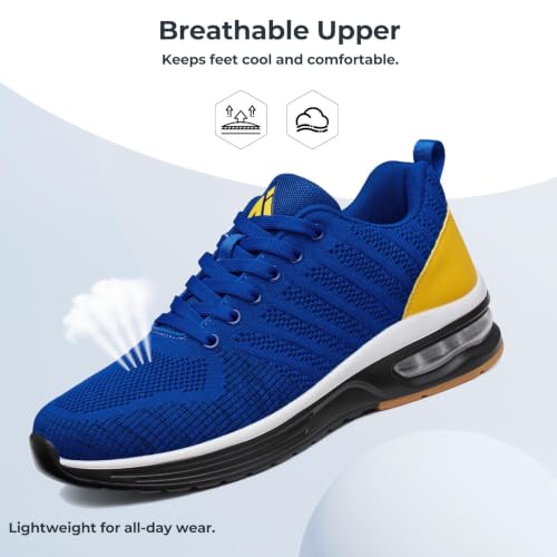 Image of Mishansha Running Shoes for Men Sneakers Air Cushion Walking Shoes Comfortable Tennis Shoes Breathable Trail Running Shoes US Men 7-15