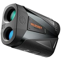 MiLESEEY Entfernungsmesser Jagd mit roter Anzeige, 2000Yards/1830m Rangefinder, Dual Power Supply, 7.5°FOV, 90% Übertragung, Entfernung/Winkel/Bogen Entfernungsmesser für Jäger