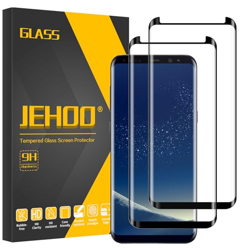 JEHOO [2 Pack] Screen Protector for Samsung Galaxy S8,...