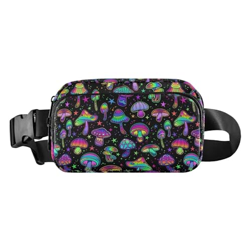 Riñonera mujer con correa ajustable reflectante bolsa unisex móvil 7