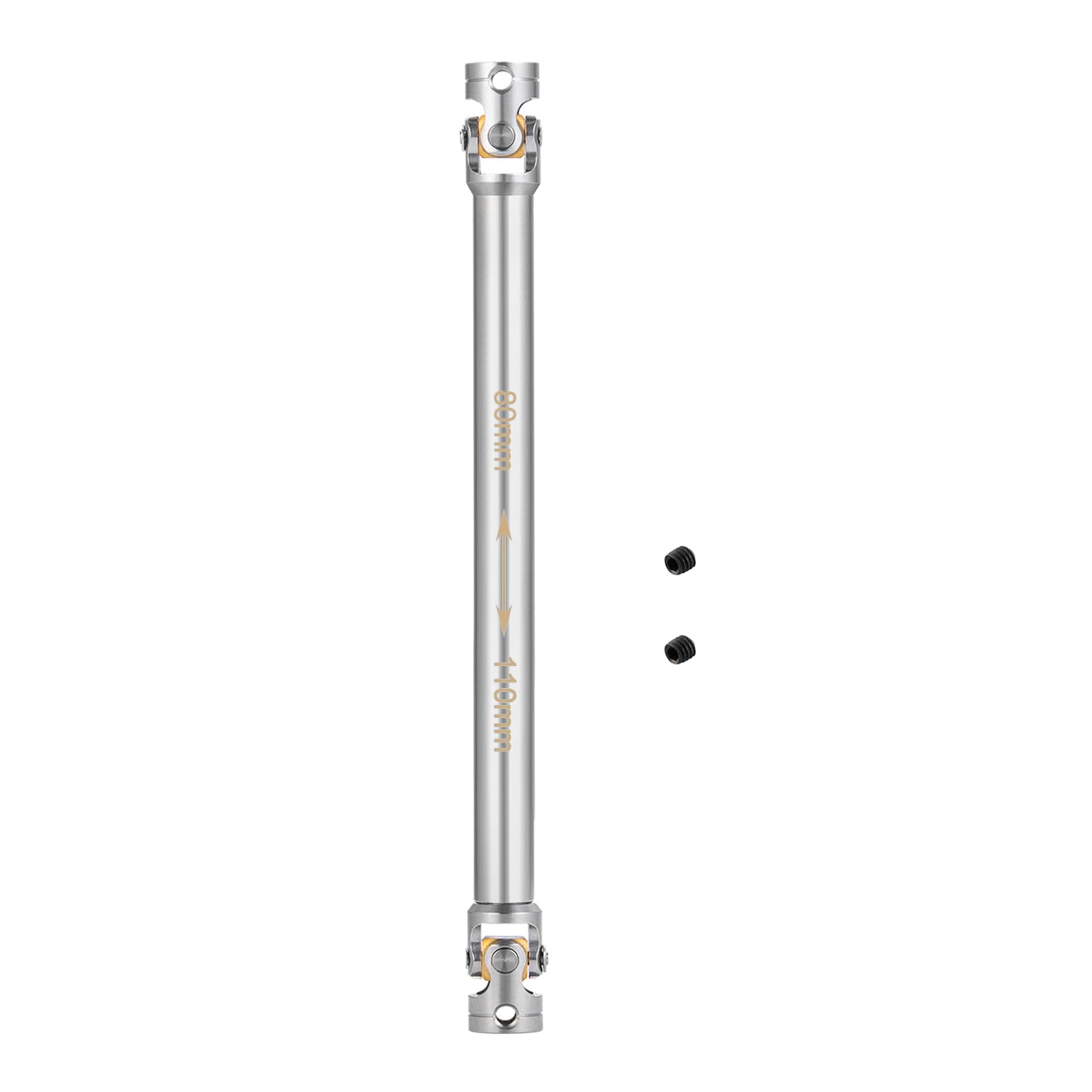 AXspeed 1Pcs Metal Drive Shaft for 1/14 RC Tamiya Tractor Climbing Trailer Upgrade Accessories (80mm-110mm) โ image 1
