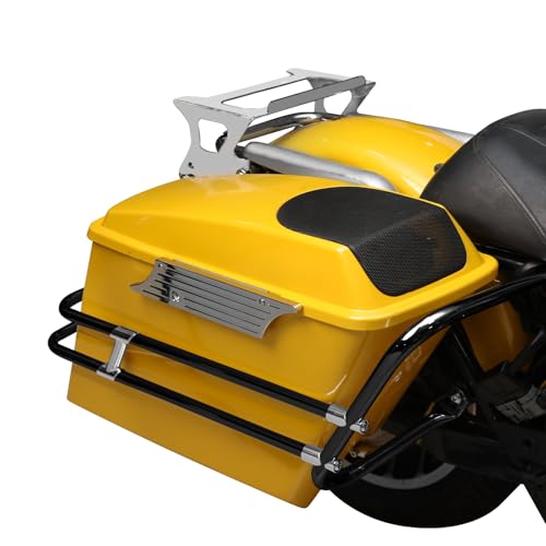 Soporte para guardia lateral de alforjas SLMOTO Negro para Harley Touring Road King FLHR, Electra Glide Standard FLHT, Street Glide FLHX, Road Glide FLTR, FLHTCUSE (1997-2008) miniatura 5