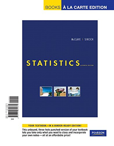 Statistics, Books a la Carte Edition