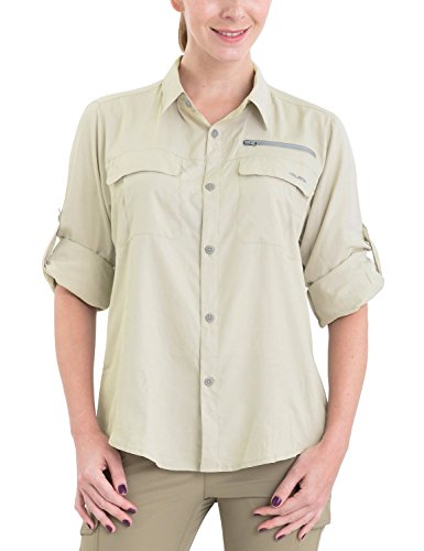 BALEAF Women's Lightweight Quick Dry UPF 50+ Sun ProtectionLong Sleeve Shirt Breathale Fishing