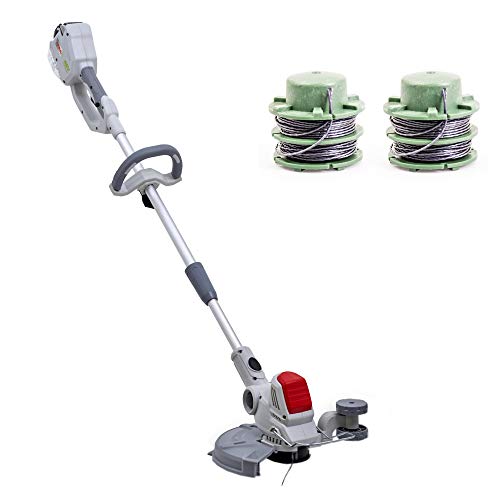 Akku Rasentrimmer IAT 40-3025 LI, 40 Volt, Nylonmesser für scharfen Schnitt, Schnittkreis 300mm, 40 V, Grau/Rot