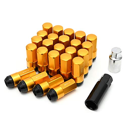 ハイエース レジアスエース 標準 バン ワイド 1型 2型 3型 4型 5型 対応 ホイールナット 24本 M12×P1.5 48o レーシングナット ロング JDM USDM スタンス スチール & アルミ