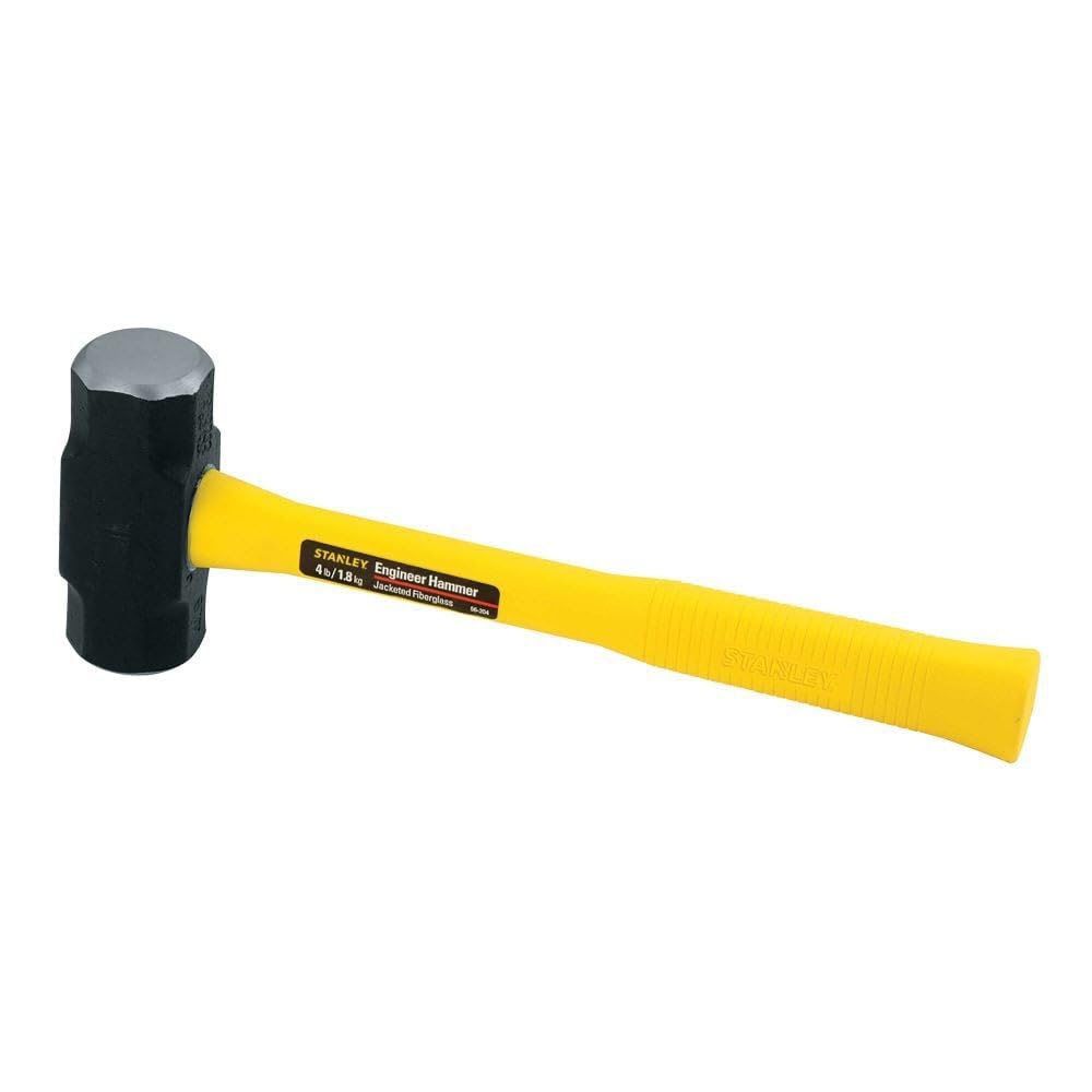 Stanley 2 – 1/2-pound revestidas de fibra de vidrio martillo de ingeniero, 56-204