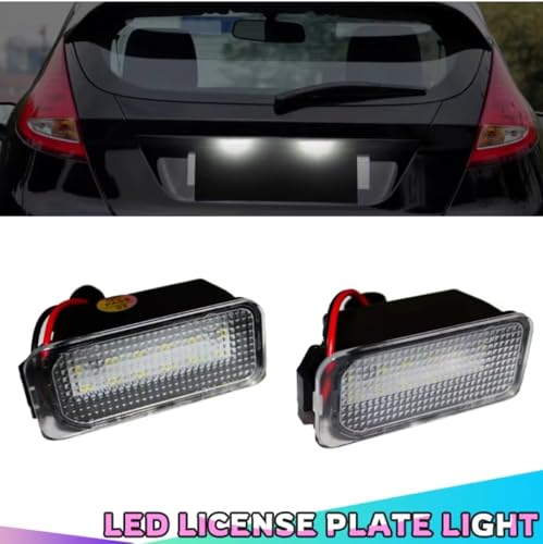 Luz de placa de matrícula compatible con Ford C-MAX B-Max 2010-2020 y S-MAX 2006-2014 coche 5
