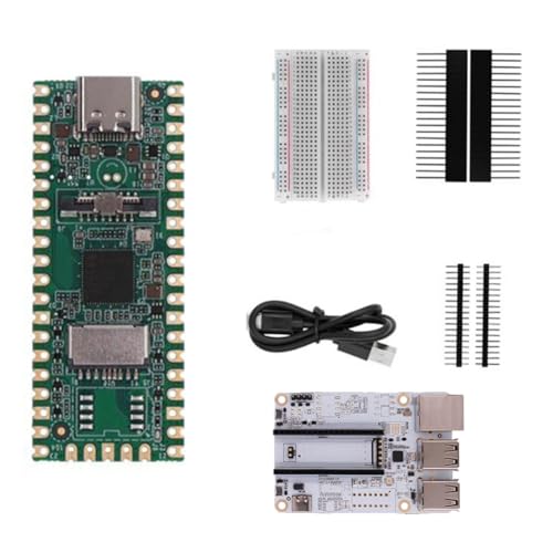 Ricardonty Kit de Placa de Desarrollo RISC-V Milk-V Duo+Placa de ExpansióN HUB USB CV1800B para Entusiastas de IoT DIY Gamers Linux