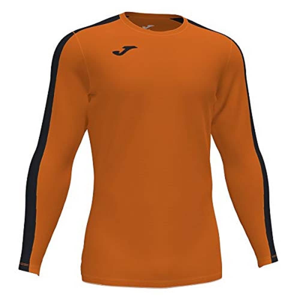 Joma Academy Long-Sleeved T-Shirt for Children, Orange-Black, 2XS