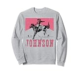 Vintage 90s Johnson Name Personalized for Men Women Kids Sweatshirt