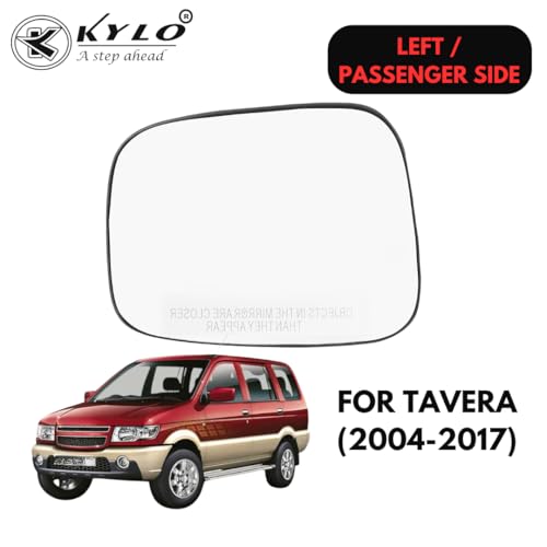 Image of Kylo Tavera (2004-2017) Passenger Side (Left Side) Car Side Mirror Glass /Tukdi /Sub Mirror Plate