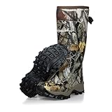 GIEESHIELD Gummi-Jagdstiefel, wasserdicht, isoliert, Next Camo G2, warme Gummistiefel mit 6 mm Neopren, strapazierfähige Outdoor-Jagdstiefel für Herren (Größe 40-42), Next G2 Camo, 39.5 EU