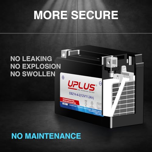 Image of YTZ14S Motorcycle Battery EBZ14-4-2 UPLUS 210CCA Scooter Battery Maintenance Free - Sealed AGM CUB Replace for CADET 490-280-F017 Battery ZT1 ZT2 ZTS1 ZTS2 ZTX4 ZTX5 ZTX6 725P17335