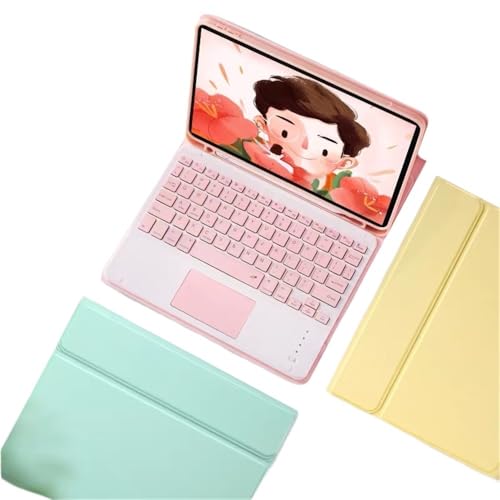 Funda de cuero con teclado para estudiar y trabajar en cafeterías con tu iPad Air 5 2