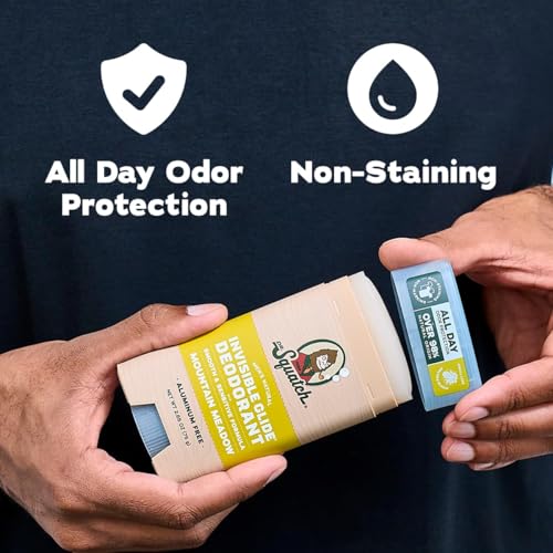 Dr. Squatch Invisible Glide Natural Deodorant Men, Aluminum Free (2-Pack) - image 4