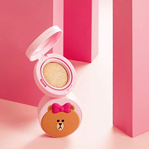 [Missha] Glow Tension No. 23 (LINE FRIENDS Edition) - anti-aging, brightening, moisturizing with sun protection foundation - 15g / 0.52oz