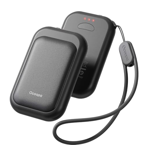 OCOOPA Magnetic Rechargeable Hand Warmers 2 Pack, Card-Style Electric Hand Warmer 5000mAh, Pocket Portable Hands Heater, UL Certified, 3 Heat Settings, Tech Gifts for Men, Purse Must Haves, UT4 Young