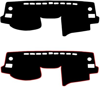 Car Dashboard Cover Anti-Scratch Dash Cover Interior Dash Covers - for Subaru Impreza XV WRX 2012-2016 for Forester SJ 2014-2018, Black(Black Edge), Right Hand Drive
