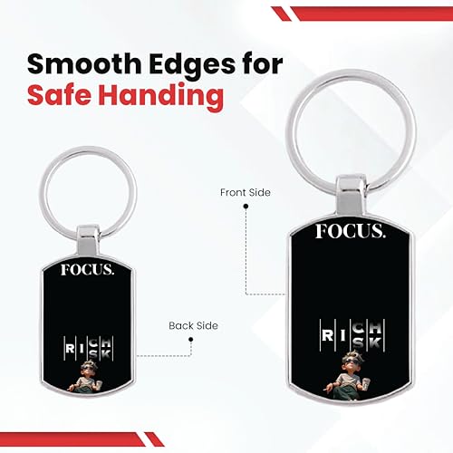 Image of Premium Printed Metal Keychain for Men & Women | High-Definition Artwork Print | Durable Key Ring for Car, Bike, Home & Office Keys | Stylish Decorative Key Holder Gift