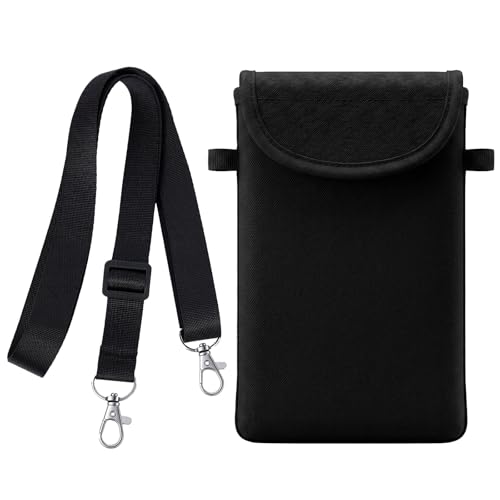 SULIKJHUI 1 chaussette pour téléphone portable noire STK en combinaison de tissu métallique,...