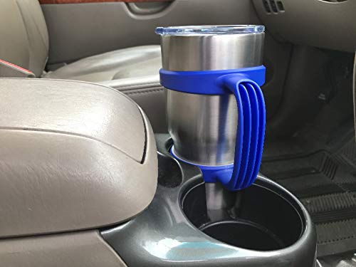 Strata Cups 30Oz Tumbler Handle (Royal Blue) Available For 30Oz Yeti Tumbler, Ozark Trail Tumbler, Rambler Tumbler - Bpa Free #TOP4