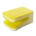 Produktbild Dylandy Schwamm Scheuerschwamm Reinigungsschwamm Bürste Catering Geschirrspülschwamm U Typ Topfreiniger Reinigungsbürste Küche Reinigungswerkzeug (blau) 21 * 10 * 5.5cm gelb