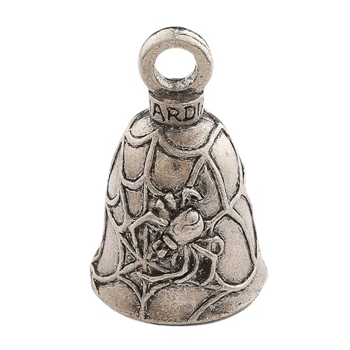 Guardian® Black Widow Spider on Web Motorcycle Biker Luck Gremlin Riding Bell